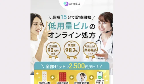 エニピルのオンラインピル処方