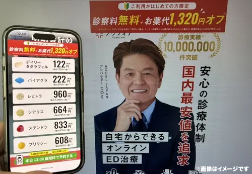 クリニックフォアのバイアグラ通販
